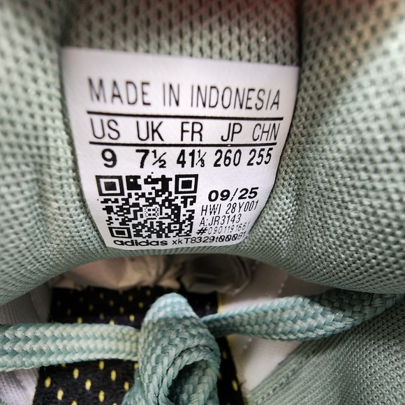 Adidas Grand Court Alpha‎ Shoes Womens 9 Silver Green Sneaker JR3143 NEW in Box - Picture 8 of 12